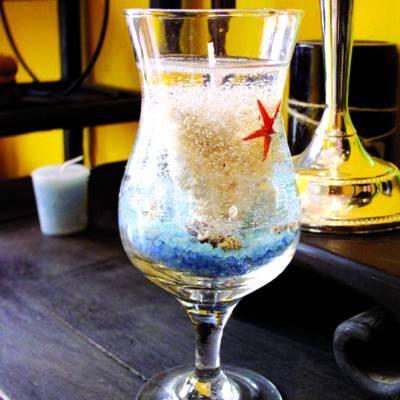 燭杯里的海底世界情結(jié)。