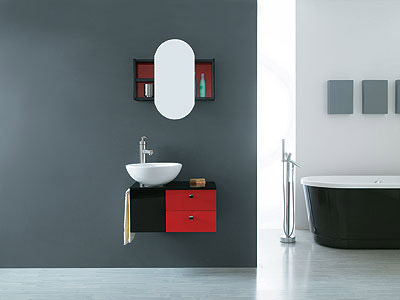 哪種顏色的衛(wèi)生間最漂亮 衛(wèi)浴空間的黑紅料理