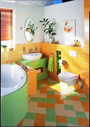 用來隱藏管道的假墻可以做出不同造型和儲物空間