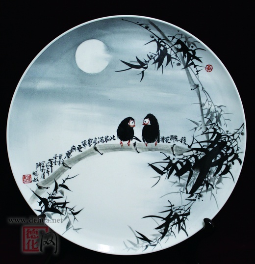 滿庭寒翠更無塵---黃聰敏:特立獨行的瓷畫藝術(shù)家