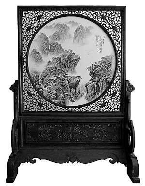 《桃源春意》(瓷板畫(huà)) 曾糧