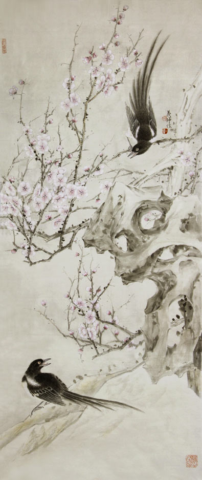 傅義坤作品宣紙國(guó)畫(huà)